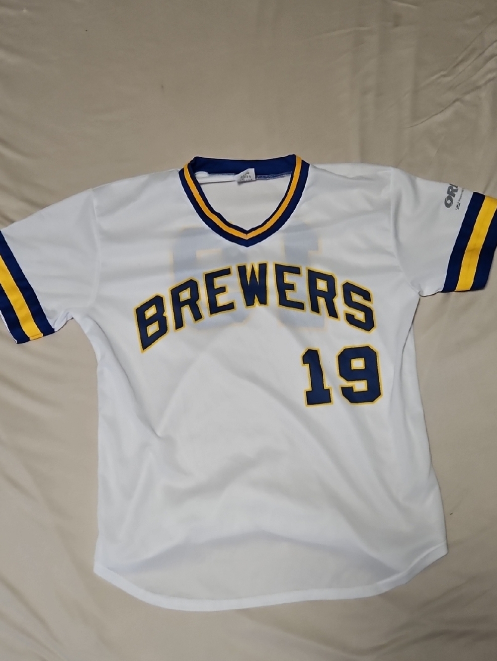 Milwaukee Brewers SGA Robin Yount Jersey XL